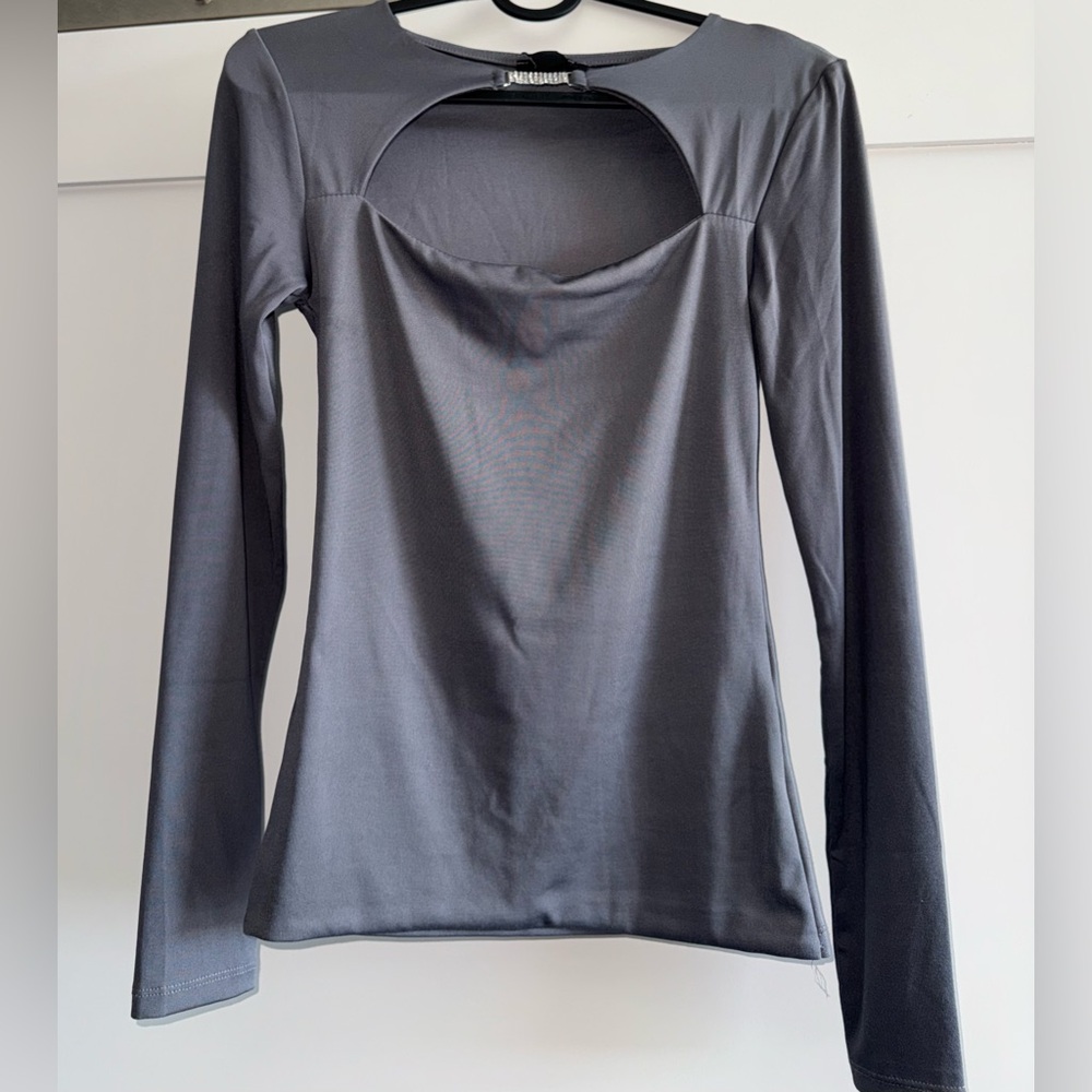 Elegant Gray Top